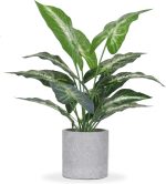 16" Small Fake Plants Artificial Tropical Faux Plants Indoor for Office Desk Shelf Bathroom Home Decor - Image 2