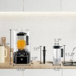 Commercial Blender for Smoothies, 2.5HP Motor, Stainless Steel Blade, 80oz Pitcher for Shakes, Smoothies, Ice Crushing, Frozen Drinks, 15 Speeds, Self-Cleaning, Grey - Image 4