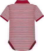 Creative Knitwear College Baby Striped Polo Bodysuit - Team Logo, Multiple Colors, for Boys & Girls (0-12 Months) - Image 3