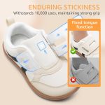 Toddler Wide Toe Box Barefoot Shoes Boys Girls Sneakers Kids Tennis Shoes Preschool Non Slip Lightweight Comfortable First Walking Shoes Running Outdoor Activities - Image 4