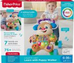 Fisher-Price Baby Toy Laugh & Learn Smart Stages Puppy Walker with Educational Music Lights & Activities for Infants Ages 6+ Months - Image 3