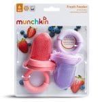Munchkin Baby Feeder for Fresh Food and Fruit, 2 Pack, Coral/Purple - Image 3