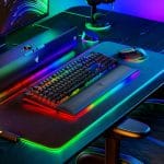 Razer BlackWidow V4 Pro Wired Mechanical Gaming Keyboard: Orange Switches Tactile & Quiet - Doubleshot ABS Keycaps - Command Dial - Chroma RGB - Magnetic Wrist Rest - Snap Tap - Image 4