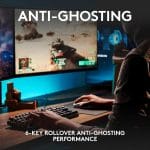 Logitech G413 TKL SE Mechanical Gaming Keyboard - Compact Backlit Keyboard with Tactile Mechanical Switches, Anti-Ghosting, Compatible with Windows, macOS - Black Aluminum - Image 3