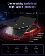 NIMO 17.3" IPS FHD-Gaming-Laptop, AMD Ryzen 7 8745HS 64GB DDR5 RAM 2TB SSD (8C/16T, up to 4.9GHz) Radeon 780M Graphics Business Computer with 100W Type-C Backlit Keyboard, Fingerprint USB-C 4.0 - Image 3