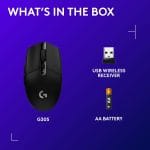 Logitech G305 LIGHTSPEED Wireless Gaming Mouse, Hero 12K Sensor, 12,000 DPI, Lightweight, 6 Programmable Buttons, 250h Battery Life, On-Board Memory, PC/Mac - Black - Image 4