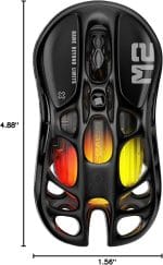 GravaStar Mercury M2 Wireless Gaming Mouse with 26,000 DPI, PAW3395DM Sensor -79g Lightweight Hollowed-Out Design -5 Programmable Buttons -5 Dynamic Lightsync RGB - Image 3