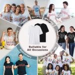 Custom T-Shirts for Men Women, Unisex T-Shirt for Adults Design Your Own, Customized Photo Text Logo Gift - Image 4