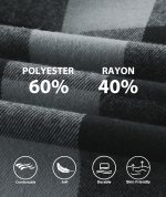 ZITY 3 Pack Men's Flannel Hoodie Shirts Long Sleeve Casual Vintage Button Down Plaid Shirt Jacket with Pocket - Image 3