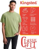 Kingsted T-Shirts for Men Pack - Royally Comfortable - Super Soft Premium Fabric - Well-Crafted Classic Tee - Image 4