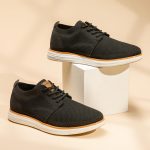 Bruno Marc Men's KnitFlex Breeze Mesh Sneakers Oxfords Lace-Up Lightweight Casual Walking Shoes - Image 3