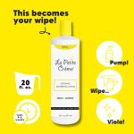 La Petite Creme French Premium Diapering Lotion - Diaper Cream Alternative to Baby Wipes - Gentle Moisturizer & Skin Cleanser with USDA Certified Organic Ingredients - Baby Essentials (20 oz) - Image 3