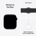 Apple Watch Series 10 [GPS 46mm case] Smartwatch with Jet Black Aluminum Case with Black Sport Band - M/L. Fitness Tracker, ECG App, Always-On Retina Display, Water Resistant - Image 3