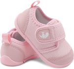 FEETCITY Baby First Walking Shoes Boys Girls Infant Sneakers Crib Shoes Breathable Lightweight Slip On Shoes - Image 3