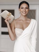 SWEETV CHUNLI Glitter Clutch Purses for Women Elegant Evening Bag for Parties, Weddings, and Formal Events - Image 3