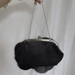 Little Floral Clutch Purse for Women - Elegant Rose Petal Evening Bag with Detachable Chain for Wedding, Gala, Prom - Image 4