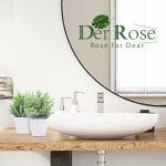 Der Rose 2 Pack Small Fake Plants Mini Artificial Potted Plants for Table Desk Home Laundry Room Bathroom Office Decor - Image 4