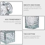 Glass Bud Vase Set of 16, Small Flower Vases, Glass Vases for Centerpieces, Vintage Home Table Decorations Bud Vases (16 Pcs, Clear) - Image 3