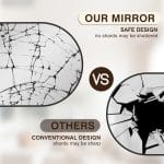 FICTOR Bathroom Mirror for Wall,2 Pack 24”x36” Arched Vanity Bathroom Mirror for Over Sink, Metal Framed with HD Shatter-Proof Glass for Entryway, Living Room,Bedroom(Black) - Image 4