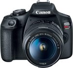 Canon EOS Rebel T7 DSLR Camera with 18-55mm Lens (Black) (Renewed) - Image 3