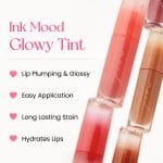 Peripera Ink Mood Glowy Tint | Lip-Plumping, Naturally Moisturizing, Lightweight, Glow-Boosting, Long-Lasting, Comfortable, Non-Sticky, No White Film (020 BROWN YAKGWA (HONEY K-OOKIE)) - Image 3