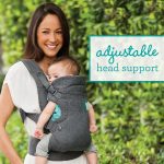 Infantino Flip 4-in-1 Convertible Baby Carrier, Adjustable, Ergonomic Babywearing, Registry Essential, Baby Carrier for Newborn to Toddler, Gray - Image 5