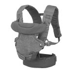 Infantino Flip 4-in-1 Convertible Baby Carrier, Adjustable, Ergonomic Babywearing, Registry Essential, Baby Carrier for Newborn to Toddler, Gray - Image 7