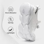 HSQ Boys Girls Tennis Shoes Kids Breathable Sneakers Ultra-Light Athletic Running Shoes for Toddler/Little Kid/Big Kid - Image 4