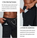 Pinkbomb Men's 2 in 1 Running Shorts Gym Workout Quick Dry Mens Shorts with Phone Pocket - Image 3
