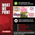 Add Your Own and Text Design Custom Personalized Adult T-Shirt Tee - Image 4