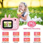 MINIBEAR Kids Camera Instant Print Camera for Kids Digital Camera Toddler Toys Christmas Birthday Gifts for 3 4 5 6 7 8 9 10 Year Old Boys Girls, Pink - Image 3
