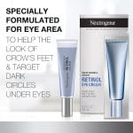 Neutrogena Rapid Wrinkle Repair Retinol Eye Cream for Dark Circles, Daily Anti-Aging Under Eye Cream with Retinol & Hyaluronic Acid to Fight Fine Lines, Wrinkles, & Dark Spots, 0.5 fl. oz - Image 3