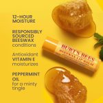 Burt's Bees Lip Balm - Original Beeswax, Lip Moisturizer With Responsibly Sourced Beeswax, Tint-Free, Natural Origin Conditioning Treatment, 4 Tubes, 0.15 oz. - Image 3