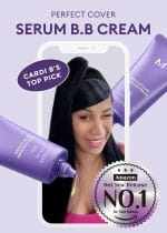 MISSHA M PERFECT COVER SERUM BB CREAM No.25 Warm Beige - Medium with Warm Undertone, BB Cream by Cardi B Pick, Skin Tint, Tinted Moisturizer, Skin Care Foundation Makeup, Korean Makeup,1.18 Fl oz - Image 3