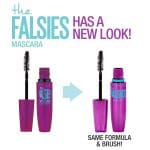 Maybelline Volum' Express Falsies Volumizing, Washable Mascara, Blackest Black, 1 Count - Image 3