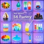 Educational Science Kit for Kids - 56 Science Lab Experiments with Lab Coat Scientist Costume, Science Kits for Kids Age 6-8-10-12, 70+ PCS DIY Stem Projects, Educational Toys for Girls Boys - Image 4