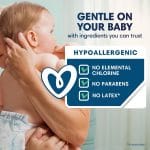 Pampers Pure Protection Baby Diapers, Size 1 (8-14 lbs), 82 Count, Up to 100% Leakproof, Premium Plant-based Skin Protection, Hypoallergenic Soft Diapers - Image 4