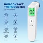 No-Touch Thermometer for Adults and Kids, Accurate Digital Baby Thermometer, Fever Alarm & Silent Mode, 2 in 1 Forehead & Object Mode - Image 3