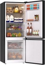 BANGSON 7.1 Cu.Ft Refrigerator with Freezer, Apartment Size Fridge with Bottom Freezer, for Apartment, Office, Kitchen and Garage, Stainless Steel, Silver - Image 3