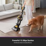 Eureka Powerful Upright Vacuum Cleaner for Home Pet Hair, Lightweight Household Upright Vacuum for Carpet and Hard Floor, MaxSwivel Pro NEU350 with Pet Tool, Yellow - Image 3