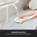 Eureka Powerful Upright Vacuum Cleaner for Home Pet Hair, Lightweight Household Upright Vacuum for Carpet and Hard Floor, MaxSwivel Pro NEU350 with Pet Tool, Yellow - Image 4