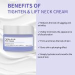 Tighten and Lift Neck Firming Cream, Neck Creams for Tightening & Lifting Sagging Skin & Hydrating, Help Reduce Fine Lines & Wrinkles - Image 3