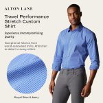 Alton Lane Custom Shirt Travel Performance Stretch Classic Fit - Premium Quality Dress Shirts for Men, Elegant Dress Shirt - Image 3