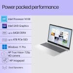 HP 15.6" FHD Laptop Computer for Home Business Student, Intel Processor (Beat i3-1115G4), 16GB DDR4 RAM, 256 PCIe SSD, WiFi 6E, Bluetooth 5.3, Type-C, Webcam, Numeric Keypad, Windows 11 Pro, Bef-ectoy - Image 3