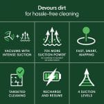 iRobot Roomba 104 Vac Robot Vacuum - Intense Power-Lifting Suction, Smart & Fast Home Mapping, Ideal for Pet Hair, LiDAR Navigation, Multi-Surface Cleaning, Cleans in Neat Rows, Self-Charging - Image 3