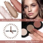 FOCALLURE Blush and Highlighter Palette,3 in 1 Contour Palette,Cruelty-Free Matte Bronzer Powder,Shimmer Illuminator Highlighters for a Glowing Look,#09 - Image 4