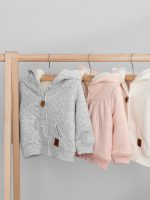 Simple Joys by Carter's Baby Hooded Sweater Jacket with Sherpa Lining - Image 4