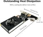 QTHREE GeForce GT 730 4GB Low Profile Graphics Card,DDR3,64 Bit,2X HDMI, DP,VGA,Small Form Factor Video Card for PC,Computer GPU,PCI Express 2.0 X8,DirectX 12 - Image 4