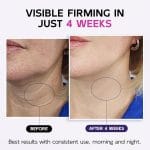 Firming Neck Cream with Retinol, AH-8 Hexapeptide Collage, Firm Sagging Skin on the Neck and Décolleté, Promote Skin repair, Neck Firming Cream with Massage Roller, Value Size 4.3 fl oz - Image 3