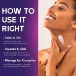 Firming Neck Cream with Retinol, AH-8 Hexapeptide Collage, Firm Sagging Skin on the Neck and Décolleté, Promote Skin repair, Neck Firming Cream with Massage Roller, Value Size 4.3 fl oz - Image 4